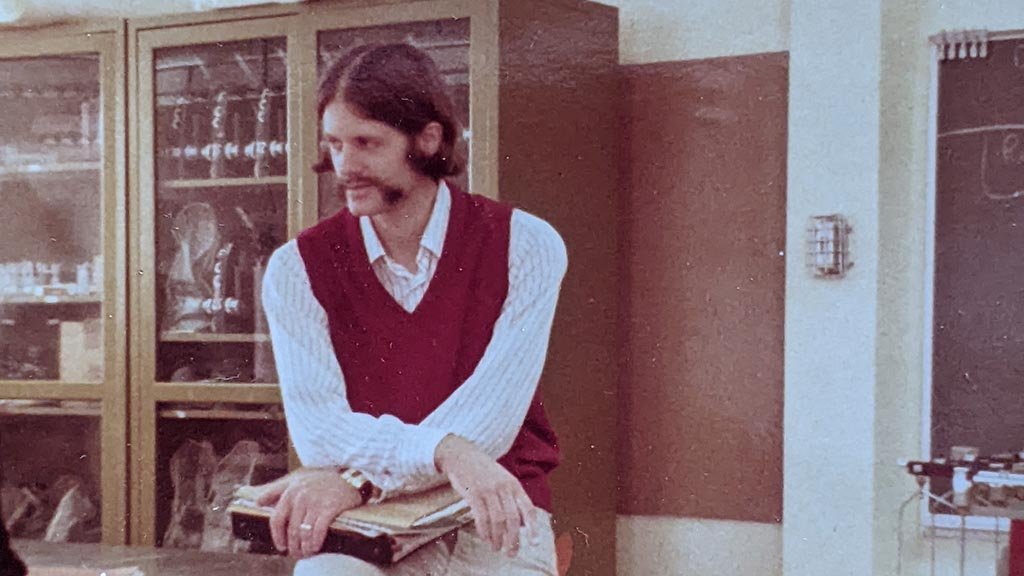 Jim Preer (PhD '70) in 1977